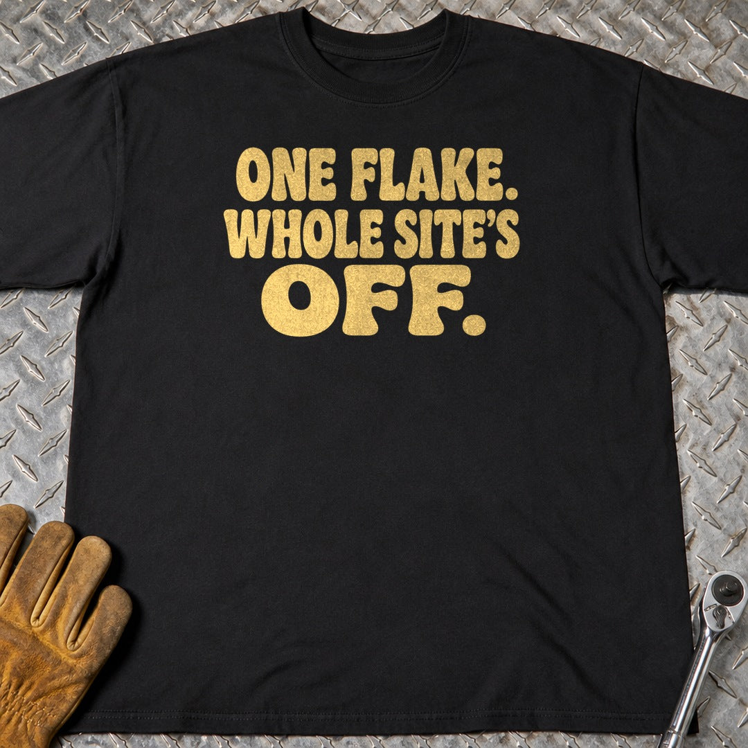 Snow Day t-shirt flat lay