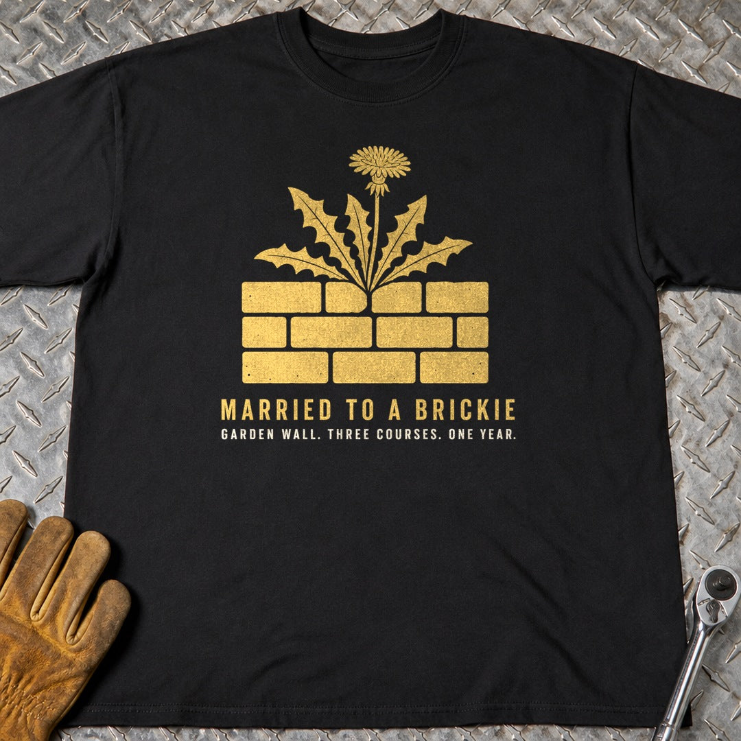 Brickie's Partner t-shirt flat lay