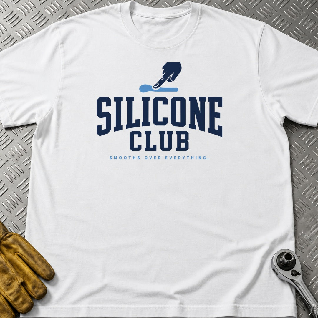 Silicone t-shirt flat lay