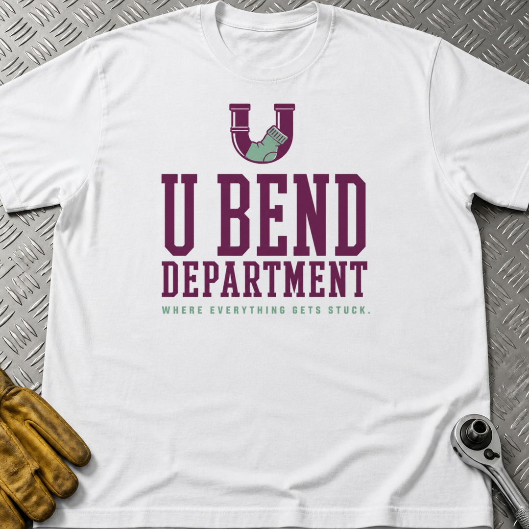 U Bend t-shirt flat lay