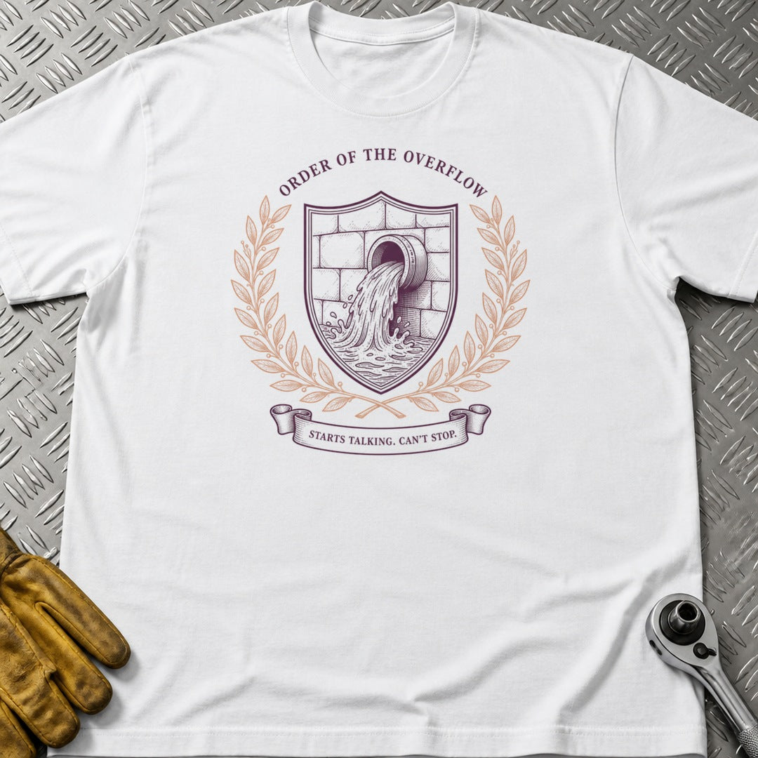 Overflow t-shirt flat lay
