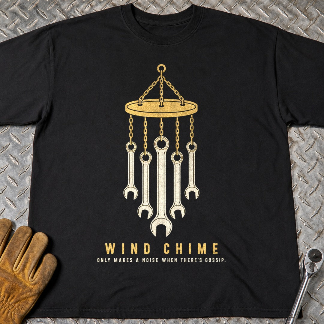 Wind Chime t-shirt flat lay