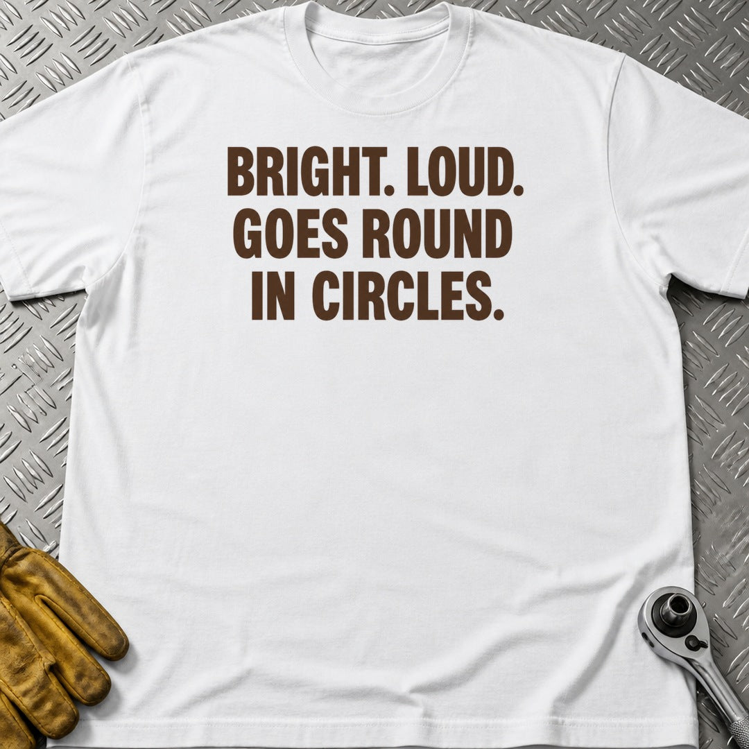 Lighthouse t-shirt flat lay