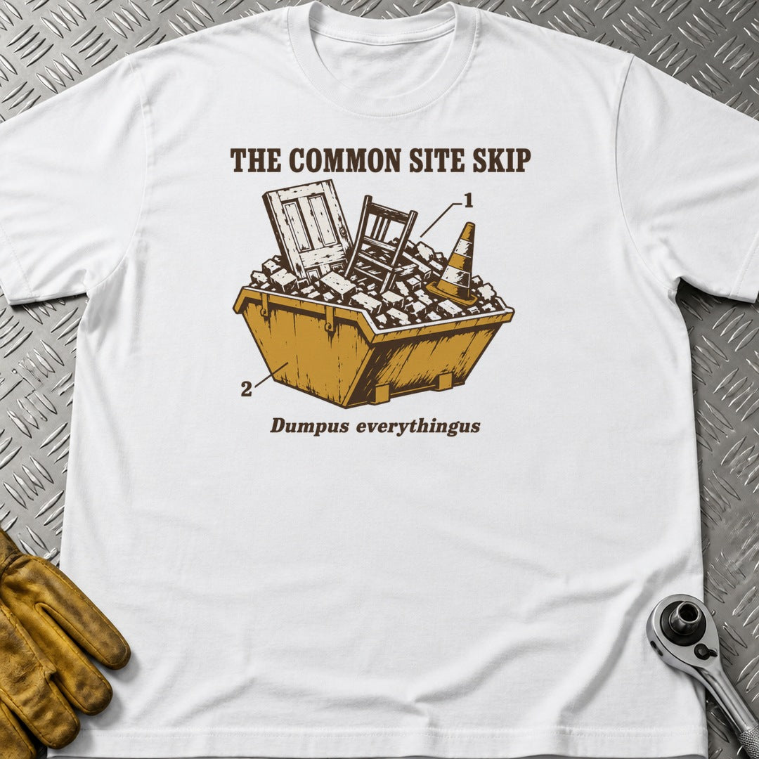 Site Skip t-shirt flat lay