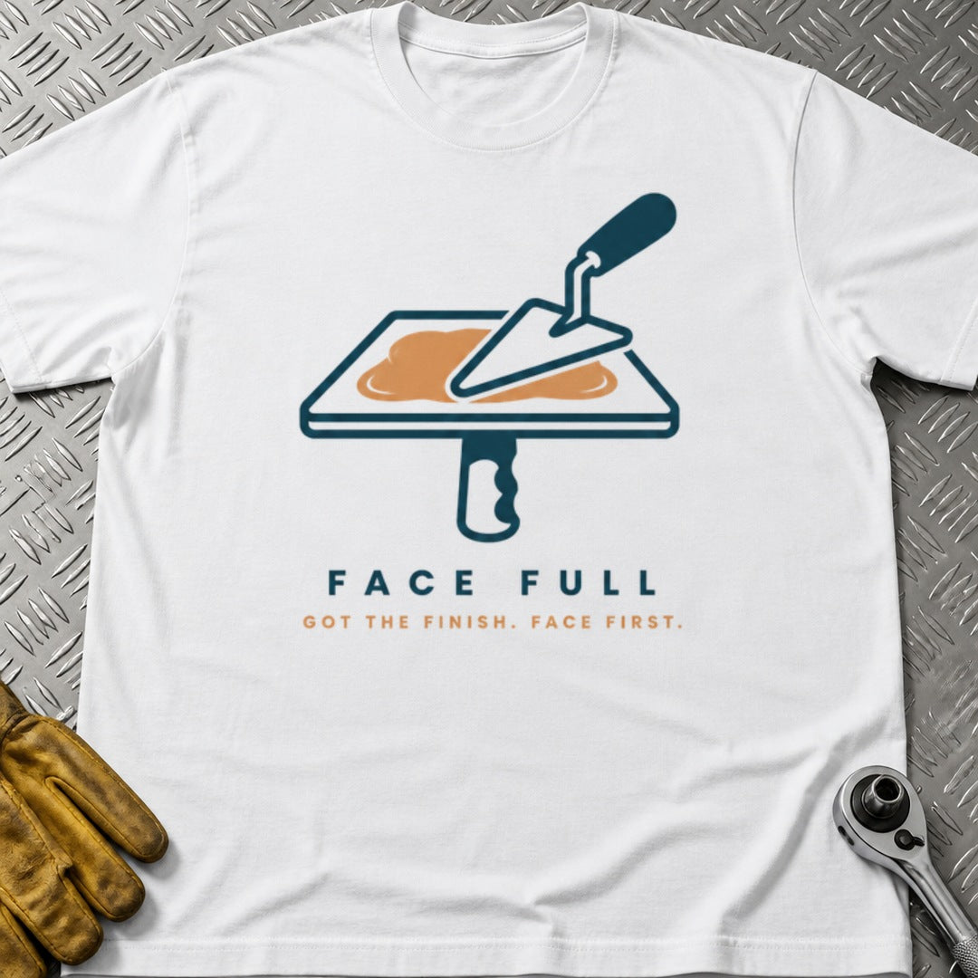Face Full t-shirt flat lay