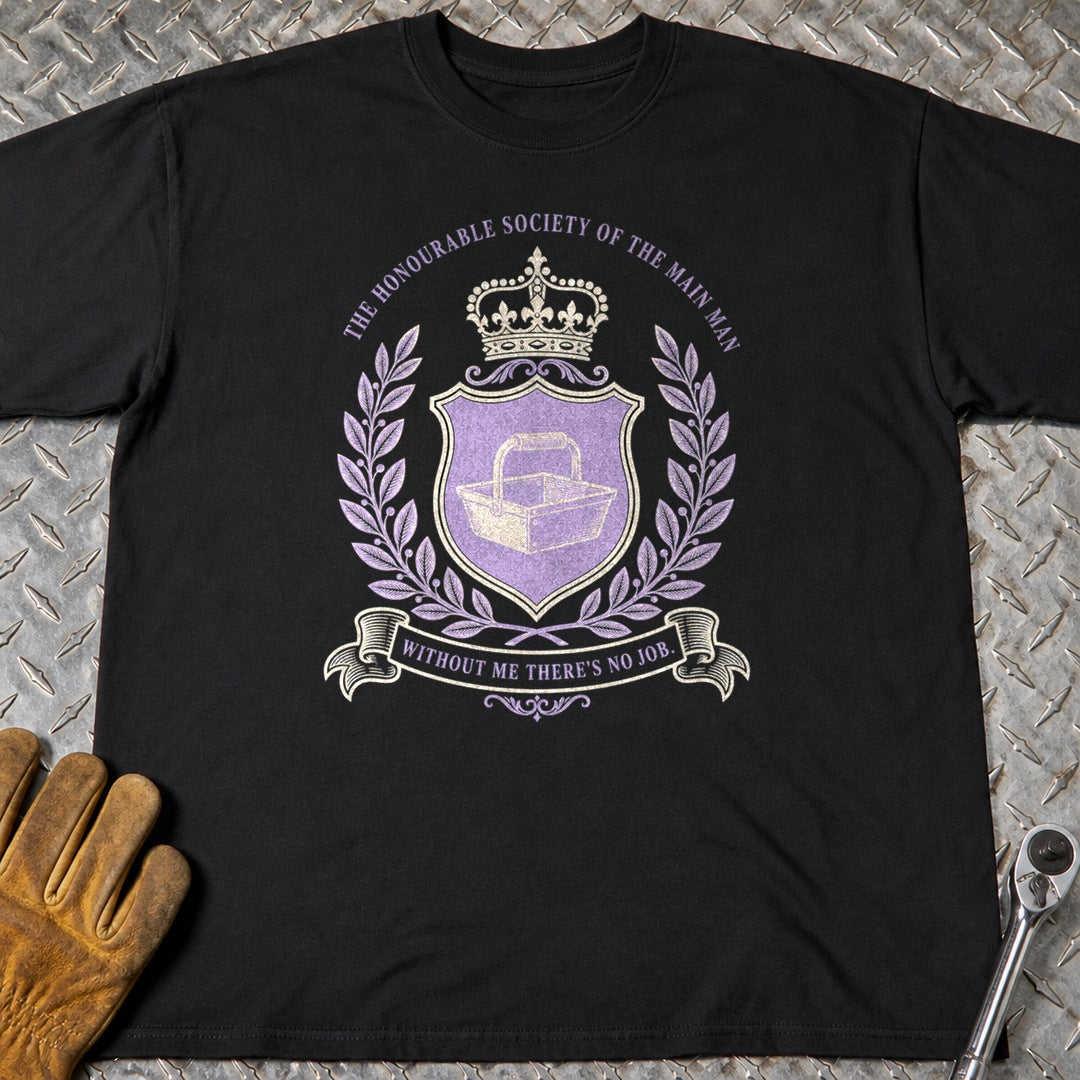 Main Man t-shirt flat lay