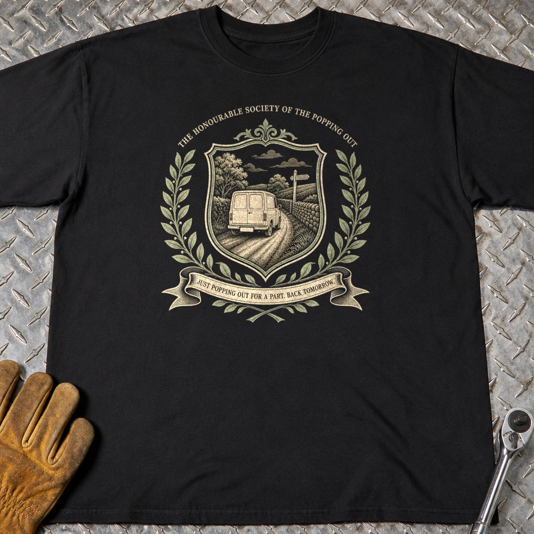 Popping Out t-shirt flat lay