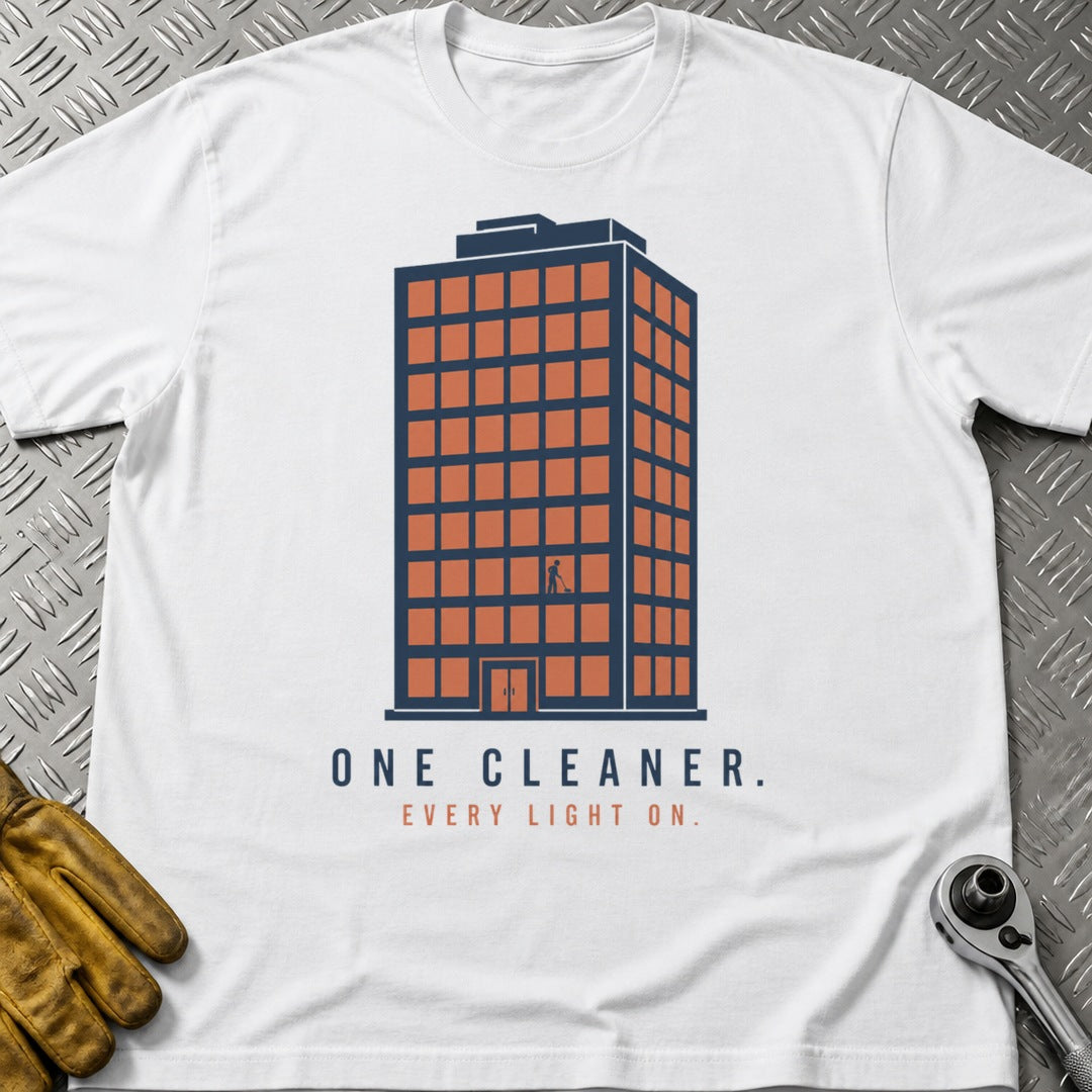 Every Light On t-shirt flat lay