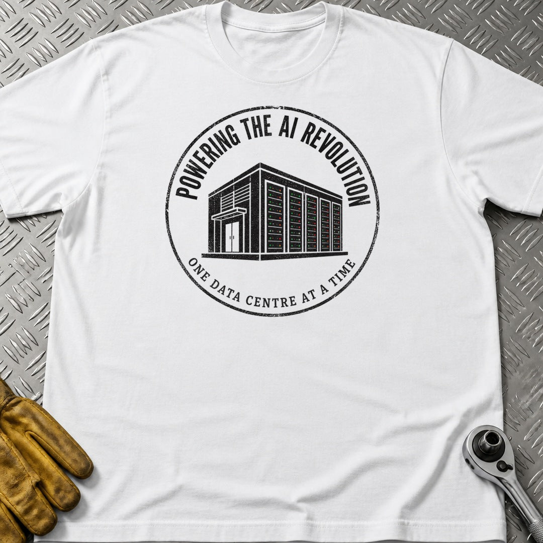 AI Revolution t-shirt flat lay