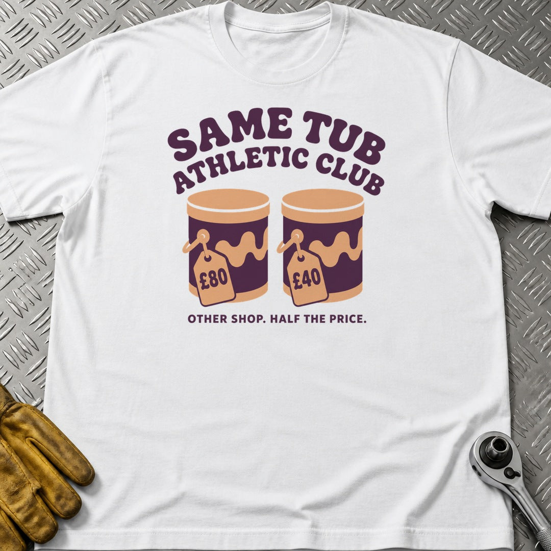 Same Tub t-shirt flat lay