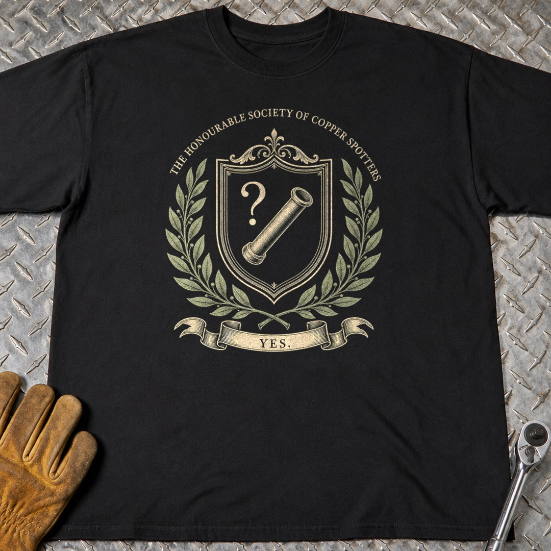 Is This Copper t-shirt flat lay