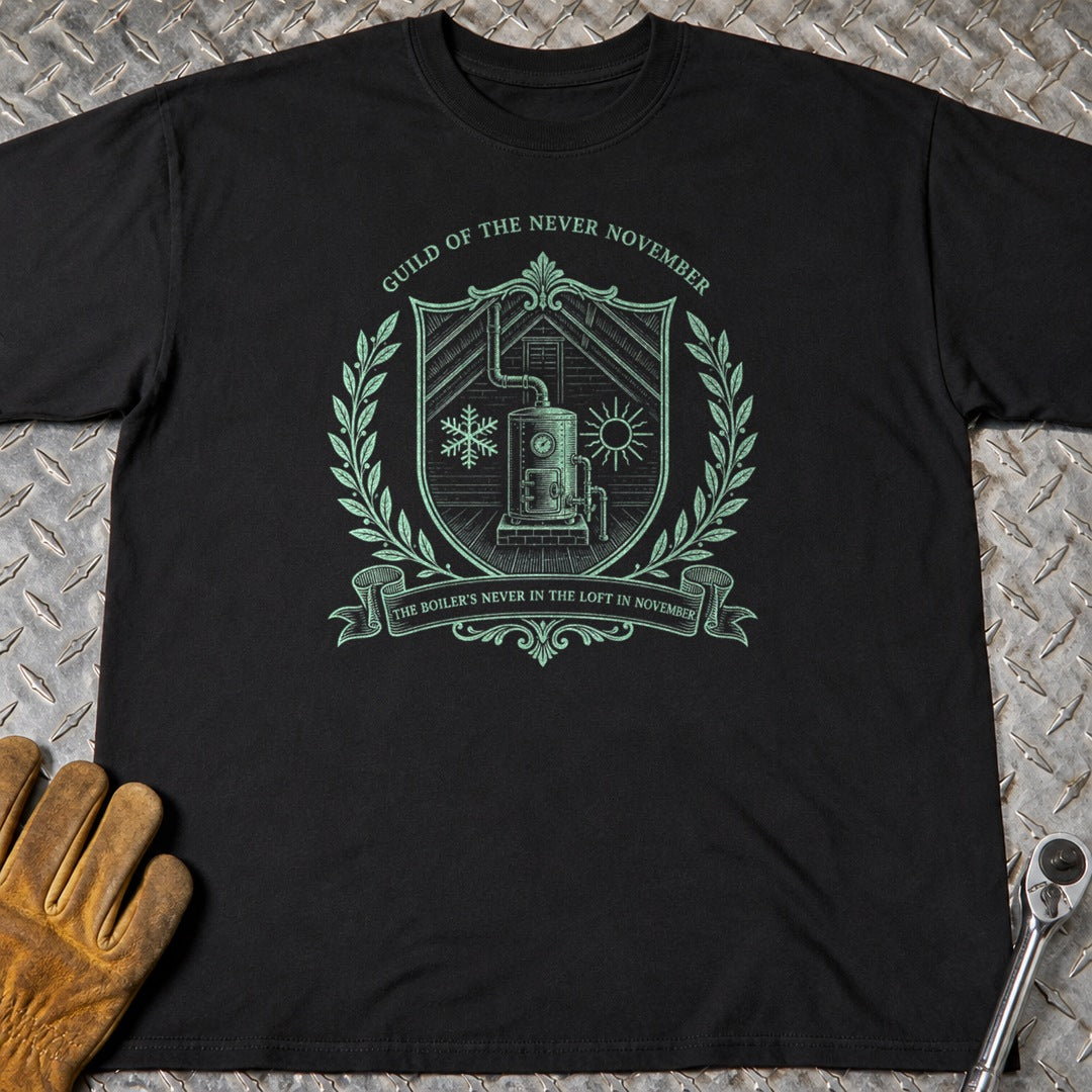 Never November t-shirt flat lay
