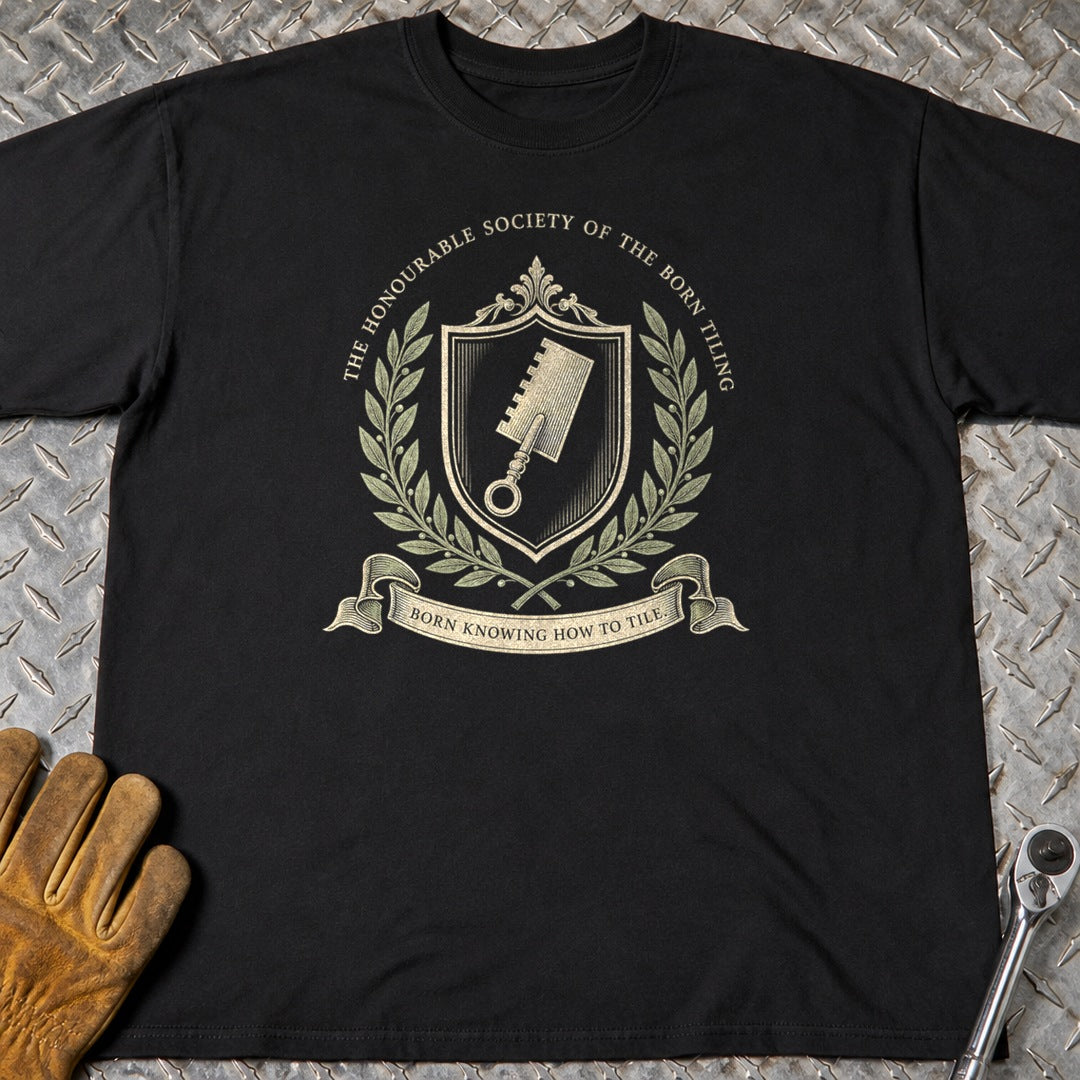 Born Tiling t-shirt flat lay