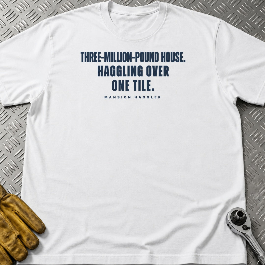 Mansion Haggler t-shirt flat lay