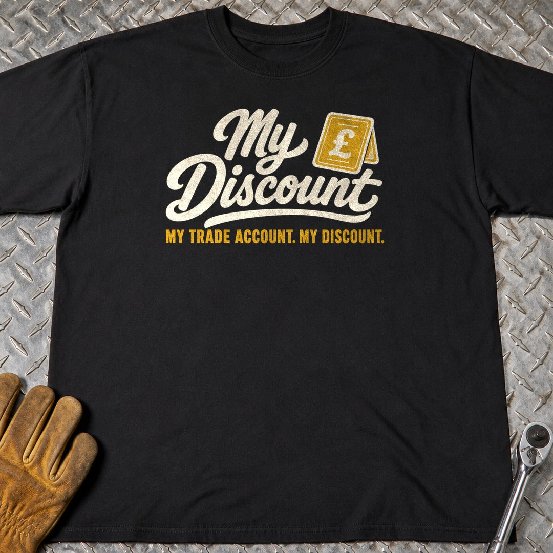 My Discount t-shirt flat lay