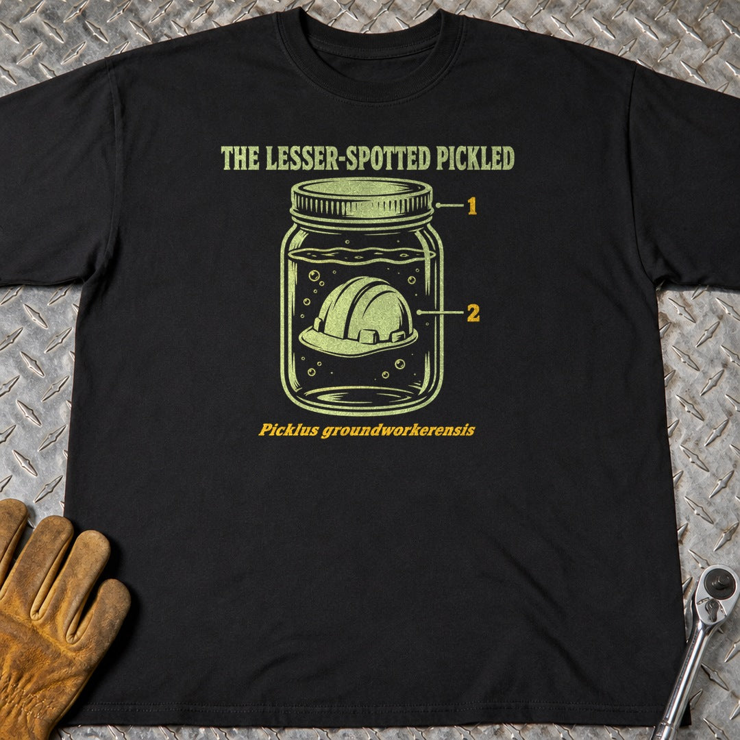 Pickled t-shirt flat lay
