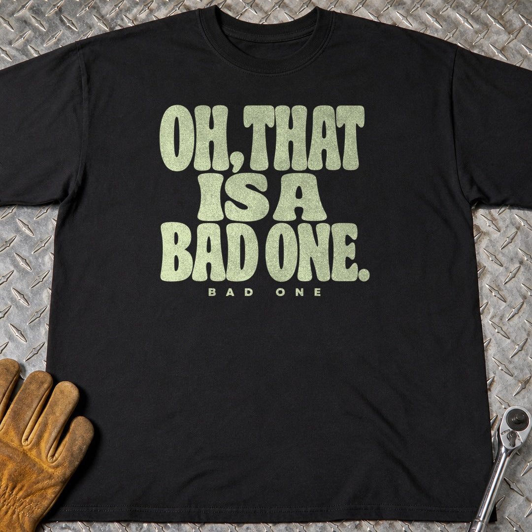 Bad One t-shirt flat lay