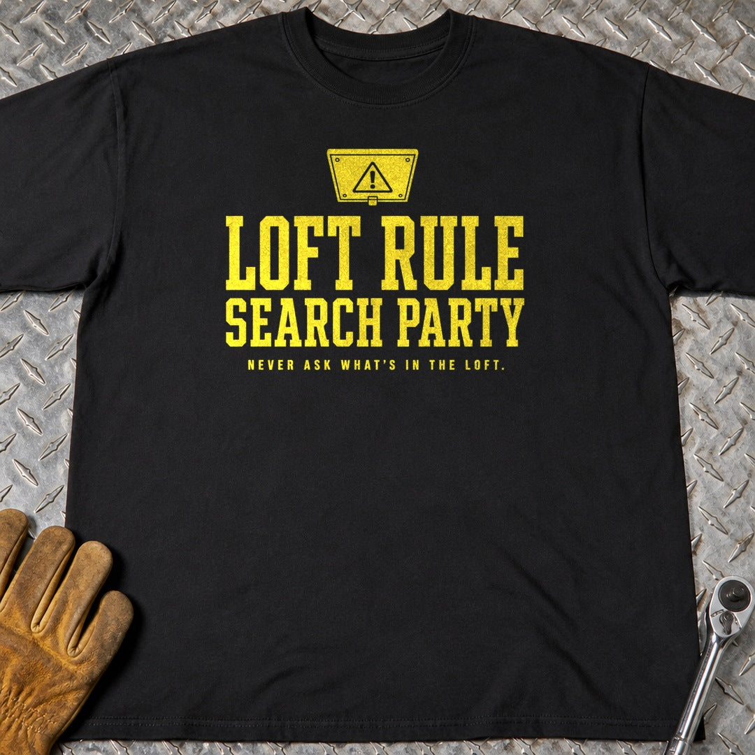 Loft Rule t-shirt flat lay