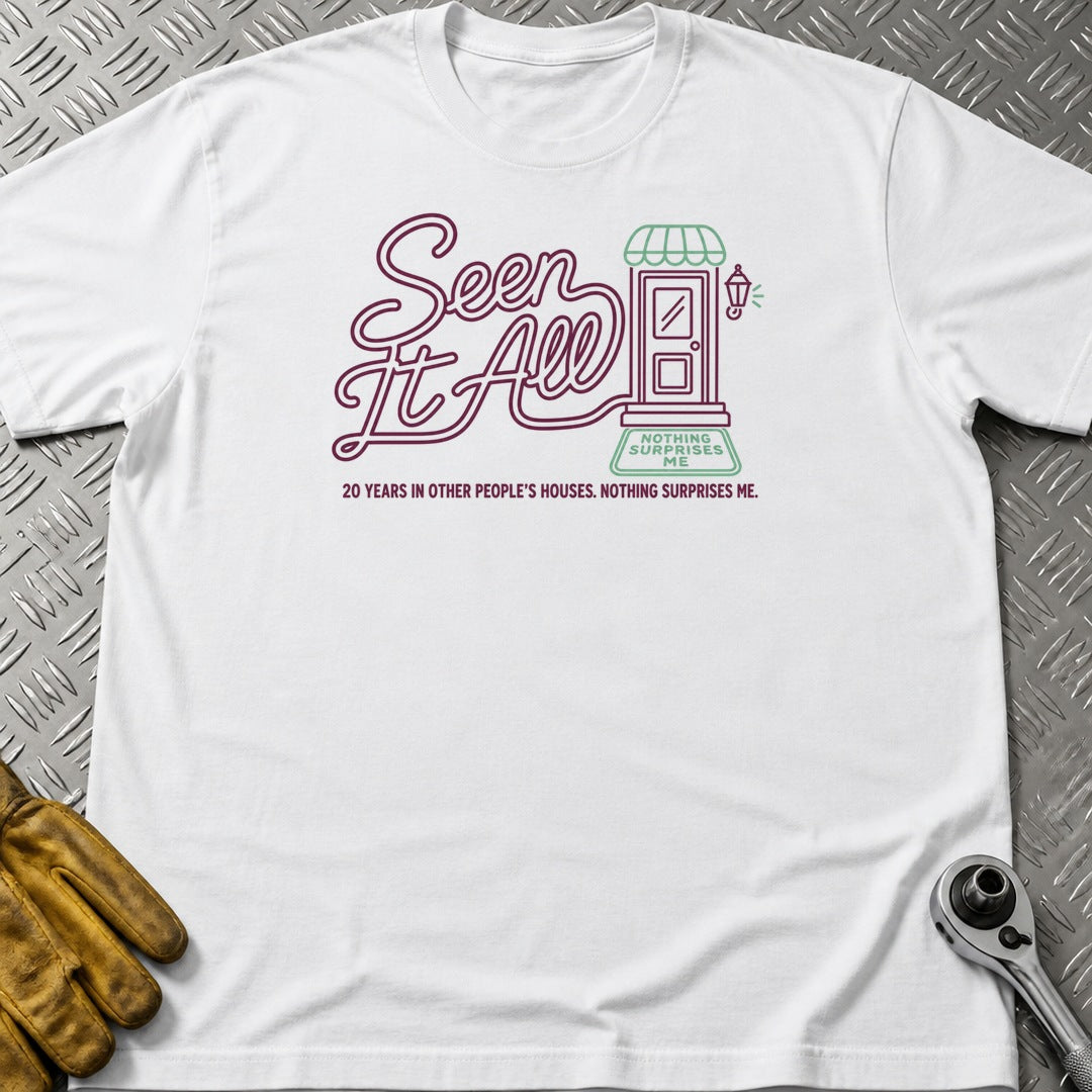 Seen It All t-shirt flat lay