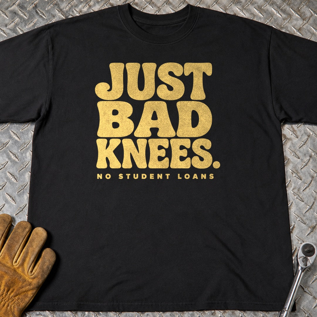 No Student Loans t-shirt flat lay