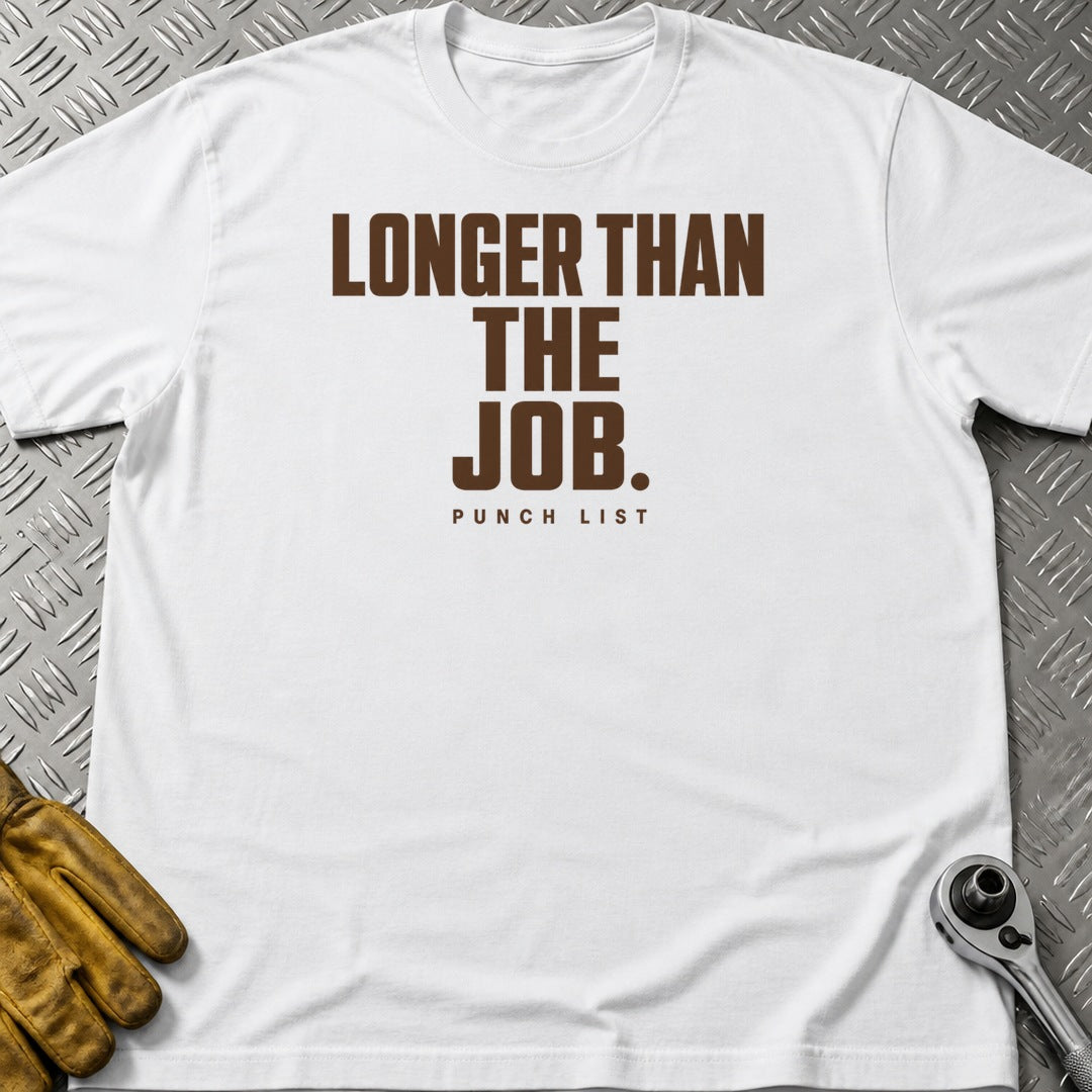 Punch List t-shirt flat lay