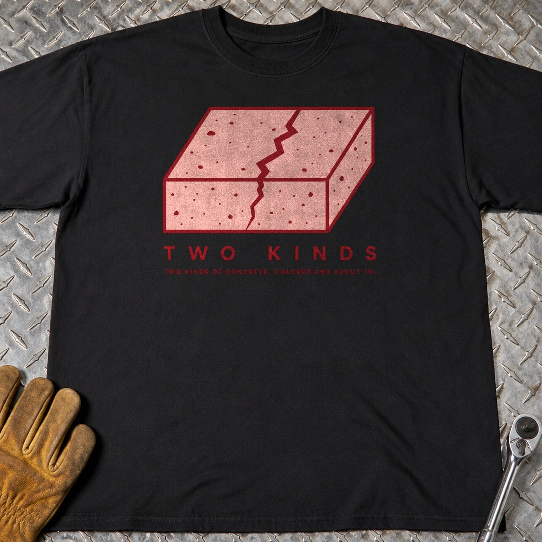 Two Kinds t-shirt flat lay