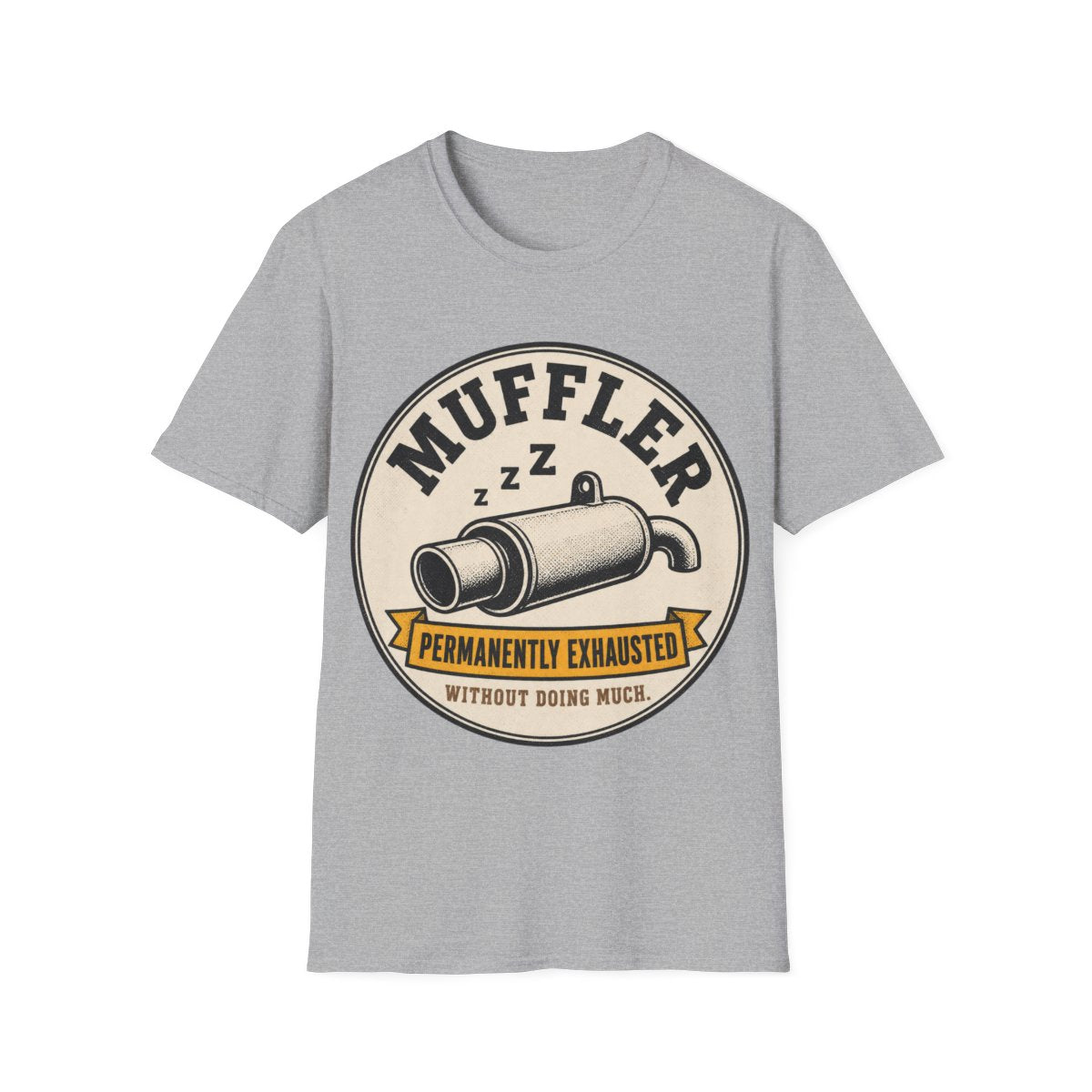 Muffler T-shirt in Sport Grey