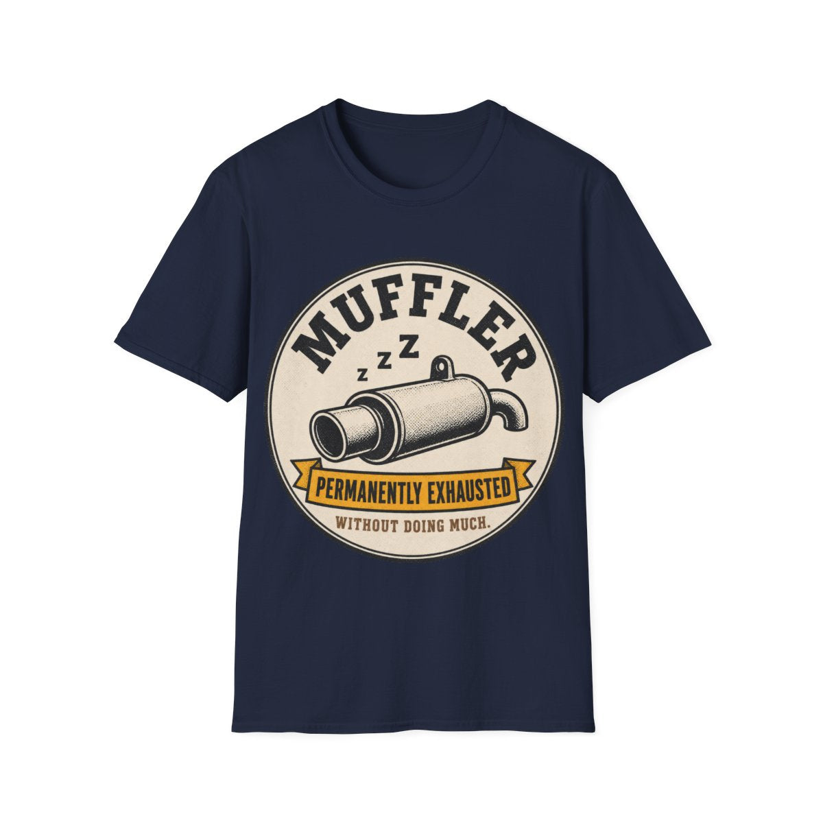 Muffler T-shirt in Navy