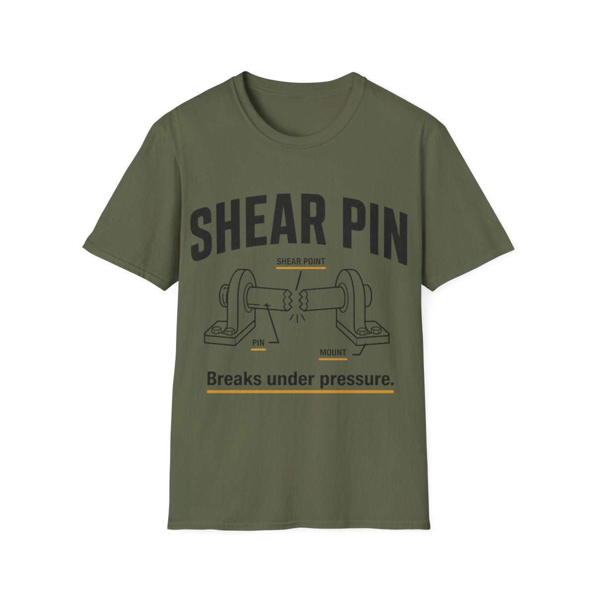 Shear Pin T-shirt in Military Green